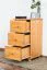 Commode pin massif couleur aulne Junco 150 | 3 tiroirs | 78 x 40 x 42 cm | Design moderne