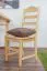 Chaise Junco 245 | pin massif | naturel | dossier haut | 45 x 50 x 100 cm | assise confortable