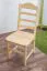 Chaise Junco 245 | pin massif | naturel | dossier haut | 45 x 50 x 100 cm | assise confortable