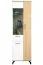 Vitrine Riemst 04 | Chêne/Blanc | 194 x 60 x 40 cm | Design moderne et fonctionnel