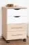 Caisson mobile Banjaran 36 | chêne Sonoma / blanc | 66 x 45 x 40 cm | 4 tiroirs sur roulettes