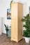 Armoire en bois de pin massif, naturel Junco 17 - Dimensions 195 x 45 x 59 cm (H x L x P)