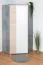 Armoire d’angle Lede 02 | 2 portes battantes | gris, chêne, blanc | 190 x 90 x 90 cm | Chambre jeune