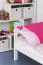 Cadre de lit pour enfants / Lit pour enfant 90 x 190 cm | Bois massif: Hêtre | Laqué Blanc | Qualité particulièrement élevée Abbildung