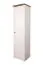 Étroite 50 cm de large Armoire avec 1 porte | Couleur: Blanc Abbildung