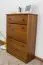 Commode à chaussures Armoire à chaussures Pin bois massif, Couleur: Chêne 98x72x29 cm, Bois massif Armoire à chaussures Abbildung