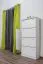 Bois massif-Armoire à chaussures, Couleur: Blanc 150x72x29 cm Abbildung
