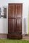 Penderie en bois Armoire Armoire de chambre à coucher, Couleur: Noisette 190x80x60 cm Abbildung