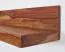 Étagère murale en bois massif Sheesham | Aspect naturel unique | 80 x 23 x 17 cm | Fait main