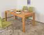 Table à manger en hêtre massif huilé | 160 x 90 cm | Design moderne | Wooden Nature 416