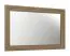 Miroir mural Badile 14 | Finition bois brun | 80 x 120 x 7 cm | Style maison de campagne raffiné