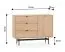 Commode / Couleur : Chêne Mavelie / 3 tiroirs / Fonction Soft-Close / 1 porte / 2 compartiments / 115 x 40 x 85 cm / Design sobre / pour le salon