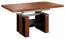 Table basse Table lounge Chêne Couleur: Noisette 61x130x80 cm, Table de salon Table d'appoint Table de club massif partiel