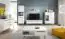 Meuble TV à trois tiroirs Cathcart 04, Couleur : Chêne Riviera / Blanc - Dimensions : 50 x 160 x 40 cm (H x L x P)