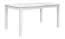 Table de salle à manger extensible Gyronde 22, pin massif, laqué blanc - Dimensions : 150-197 x 93 cm (L x P)