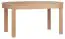 Table de salle à manger extensible, couleur : chêne - Dimensions : 110 - 210 x 110 cm (L x P)