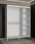 Armoire avec suffisamment d'espace de rangement Jotunheimen 185, couleur : blanc - dimensions : 208 x 150,5 x 62 cm (h x l x p)