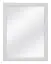 Miroir Bibaor 11, couleur : blanc chêne - 98 x 75 x 2 cm (H x L x P)