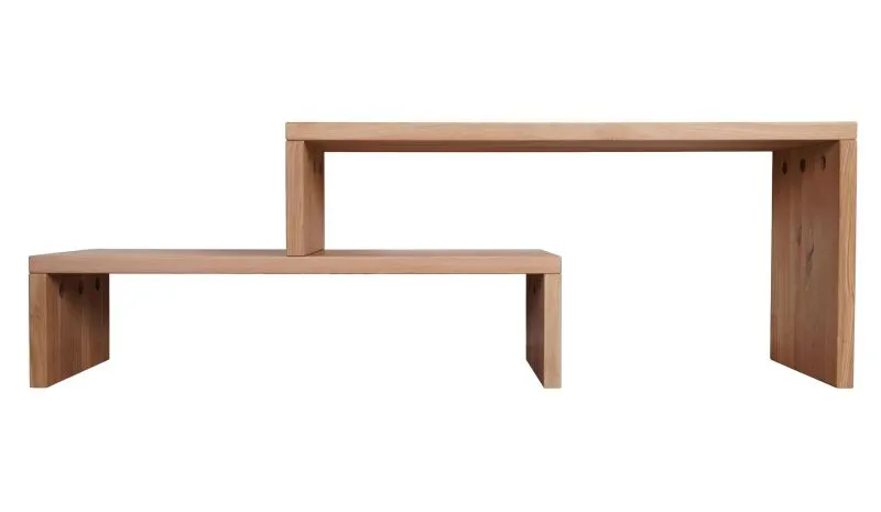 Meuble TV Wooden Nature 110 chêne massif huilé - 160 x 60 x 45 cm (l x h x p)