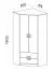 Ensemble complet de mobilier pour chambre d'adolescent ou d'enfant - Ensemble C Fabian, 6 pièces, couleur : chêne brun clair / blanc / rose
