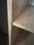 Armoire à portes coulissantes 1,4 m Tharo | Noir & Chêne | Anti-poussière | Poignées métal noires | Grand volume de rangement
