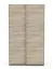 Armoire à portes coulissantes Liganga 01, Matériaux de haute qualité, Couleur : Chêne de Sonoma, Dimensions : 203 x 117 x 60 cm, Deux tringles à vêtements, Deux compartiments