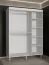Armoire élégante Jotunheimen 149, Couleur : Blanc - Dimensions : 208 x 150,5 x 62 cm (h x l x p)