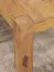 Table basse carrée en bois massif d’acacia | Finition artisanale unique | 40 x 60 x 60 cm | Couleur acacia