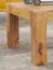 Table basse carrée en bois massif d’acacia | Finition artisanale unique | 40 x 60 x 60 cm | Couleur acacia