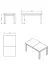 Table extensible de salle à manger Palilula 04 | Chêne Flagstaff | 160 x 90 cm, jusqu'à 200 cm | Finitions haut de gamme