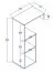 Surmeuble de bureau Garian 18 | Chêne | 94 x 50 x 30 cm | Design moderne pour chambre d’ado