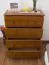 Commode en pin massif couleur chêne 018 | 4 tiroirs | 100 x 80 x 42 cm | Design moderne et robuste