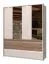 Chambre complète 6 pièces | Papauta | Cachemire, Chêne foncé, Gris | Style contemporain