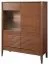 Vitrine Gorica 05 porte vitrée à gauche | Chêne Rustique | 140 x 111 x 45 cm | LED, Soft Close, Verre Antisol bronze