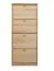 Commode à chaussures Armoire à chaussures Pin bois massif, Couleur: Naturel 150x58x30 cm, Bois massif Armoire à chaussures Abbildung