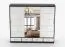 Armoire penderie à portes coulissantes avec miroir | 218 x 250 x 61 cm | Blanc/Noir | Lusatian 28 | 3 portes, 4 tiroirs, 7 étagères | Design bicolore