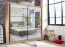 Armoire à portes coulissantes miroir | 2 portes | Chêne Artisan | 215,5 x 213 x 60 cm | 6 compartiments