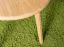 Table à manger ronde en chêne massif naturel Aurornis 73 | 100 x 100 cm | Design moderne et robuste
