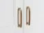 Armoire penderie Lotofaga 17 | Blanc & Noyer | 227 x 291 x 59 cm | Organisation optimale