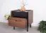 Ensemble chambre 5 pièces Mairenke | Noyer & Noir mat | Lit 160x200 cm | Rangement optimisé