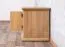 Table de nuit Matam 19 chêne | 1 porte, 2 compartiments | 48 x 45 x 40 cm | Style rustique moderne