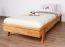 Lit simple / Lit d'appoint Otago 03 en chêne sauvage massif huilé - Dimensions de la Surface de couchage : 90 x 200 cm (L x l)