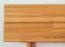 Bois massif Lit | 100 x 200 cm | Chêne | Huilé Abbildung