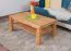 Table basse Hêtre Bois massif Couleur: Naturel 45x105x65 cm Meubles de salon Aménagement de salon Abbildung