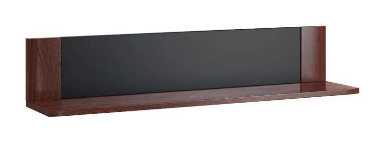 Étagère murale suspendue Krasno 16 | Chêne massif | 20 x 122 x 22 cm | Style classique et modulable