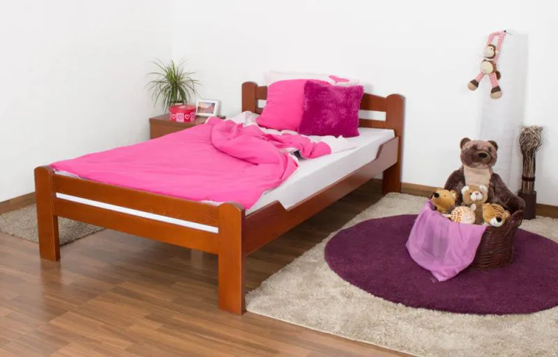 Lit 120 x 200 cm Hêtre massif Cerise Abbildung