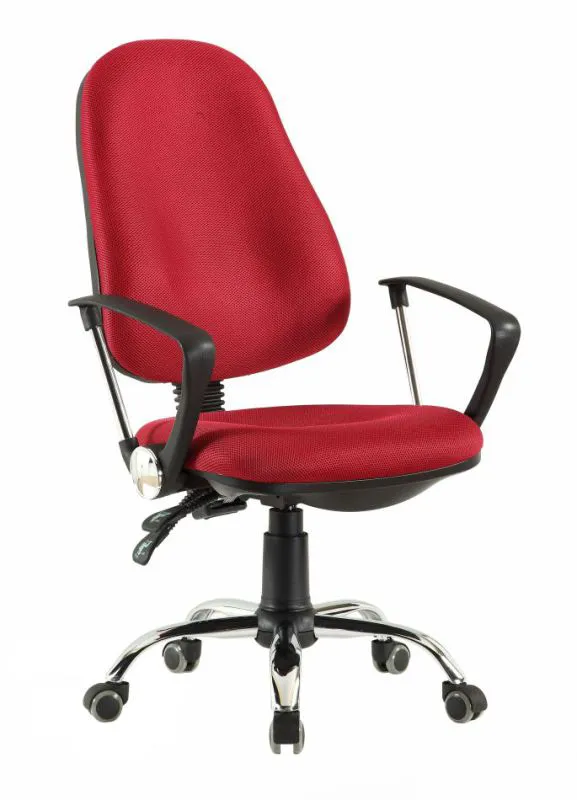 Fauteuil de bureau pivotant Tamest 29 | Rouge intense | Hauteur réglable 100-110 cm | Design moderne