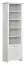 Etagère Bibaor 01, couleur : blanc chêne - 209 x 67 x 41 cm (h x l x p)