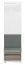 Armoire Thyholm 01, 4 pièces, couleur : blanc / chêne - Dimensions : 197 x 116 x 34 cm (h x l x p)