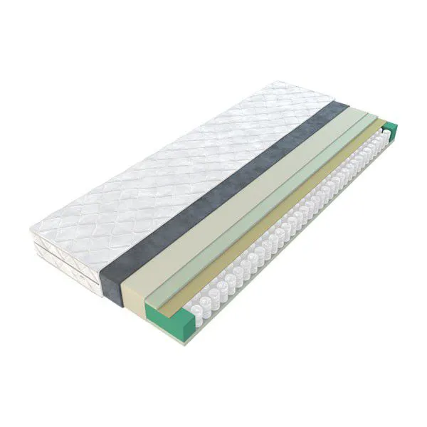 Matelas Tibiri 04 avec ressorts ensachés - Surface de couchage : 90 x 200 cm